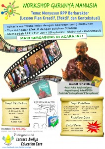 Workshop Langkah Menyusun RPP Berkarakter